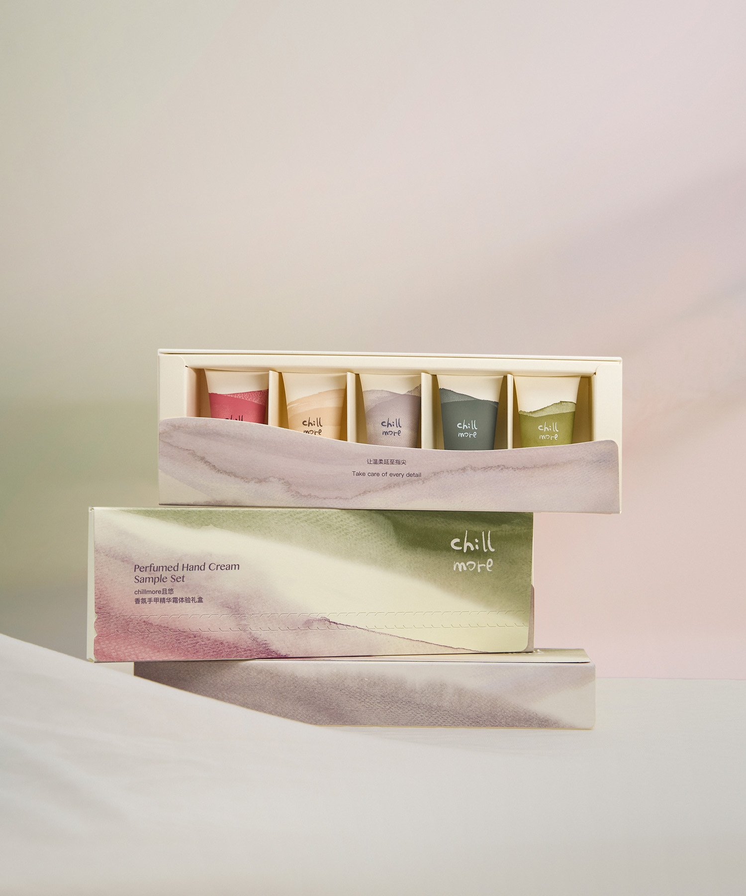 Hand cream box packaging design